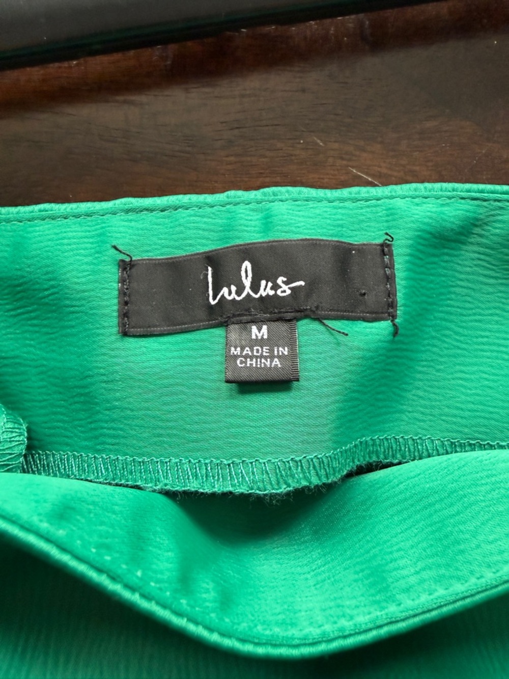 Lulus High-Slit Emerald Green Maxi Skirt - Picture 2 of 6